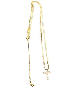 K18 メレダイヤ付ネックレス