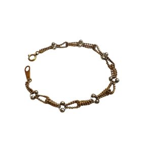 K18Pt900コンビ ブレスレット