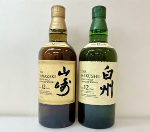 白州12年 山崎 12年 箱無しジャパニーズウイスキーおまとめ