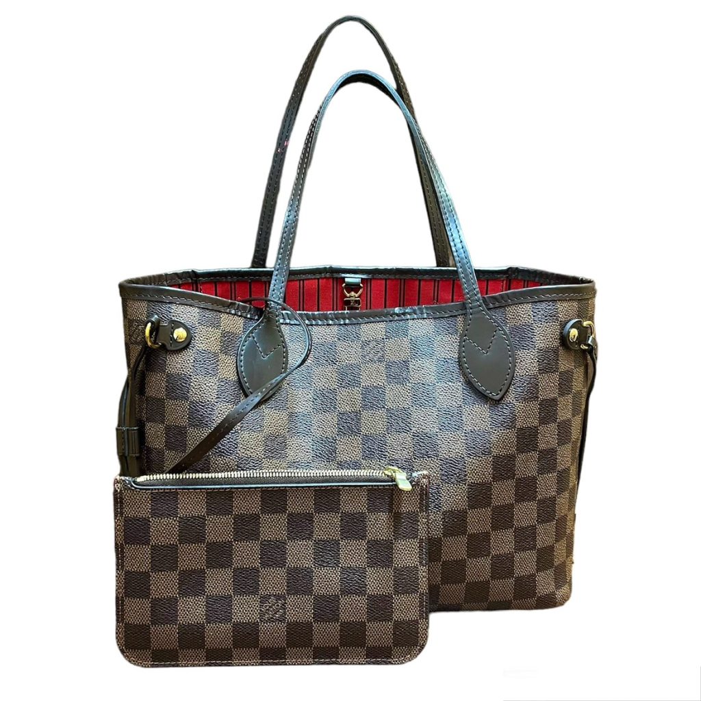 美品】 LOUISVUITTON ルイヴィトン ダミエ ネヴァーフル MM - バッグ