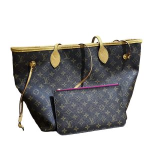 【シミ有り】Louis Vuitton モノグラム ネヴァーフルMM M41178