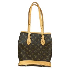 【シミ汚れあり】Louis Vuitton(ルイヴィトン) モノグラム バケットPM