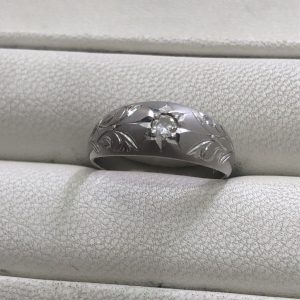 Pt900ダイヤリング