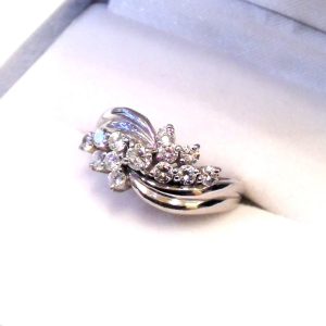 K18WG メレダイヤリング