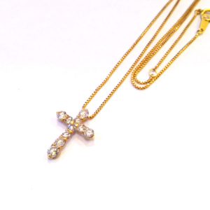 K18 ダイヤモンドネックレス