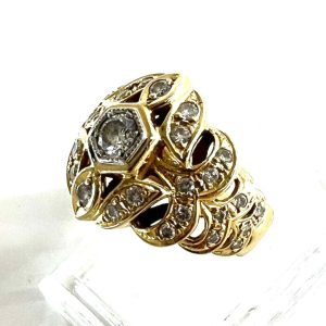 K18 750 ダイヤ 金リング