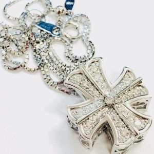 Pt850 メレダイヤモンド プラチナネックレストップ アクセサリー