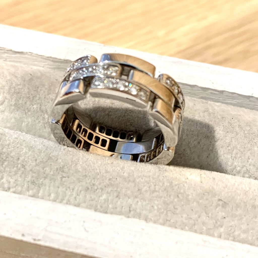 Cartier K18 ダイヤモンド リング