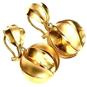 K18 18金 イヤリング