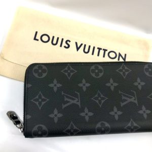 LOUIS VUITTON ルイ・ヴィトン ヴェルティカル モノグラム・エクリプス ジッピーウォレット