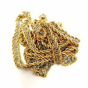 K18/Pt850 コンビネックレス