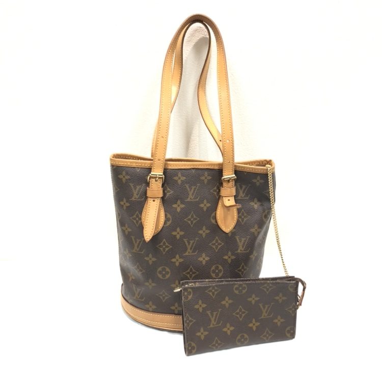 ルイヴィトン Louis Vuitton バケット PM トート バッグ モノグラム