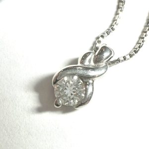 Pt850 プラチナ850 メレダイヤネックレス
