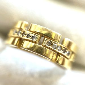 K18 メレダイヤリング