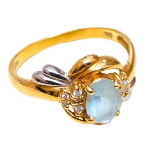 K18/Pt900　リング