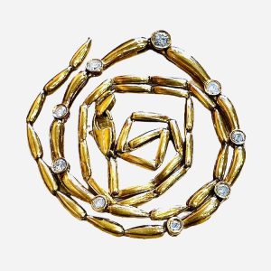 K18 18金 750 メレダイヤ0.70ct ネックレス