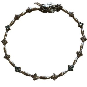 K18WG メレダイヤモンド ブレスレット