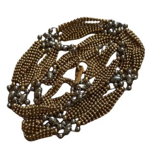 K18ハーフPt850 ネックレス