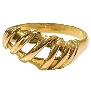 【K18/18金】デザインリング