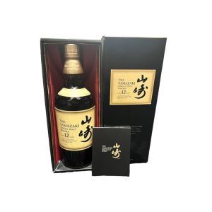 サントリー 山崎12年 箱、付属品付き