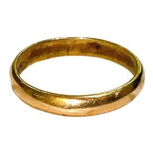 【K18】甲丸指輪 ゴールドリング 金製品