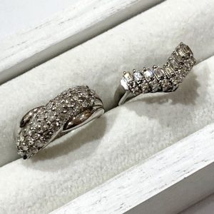 【Pt900リングまとめ】プラチナ900 メレダイヤモンド リング