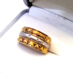 K18/Pt900 コンビリング