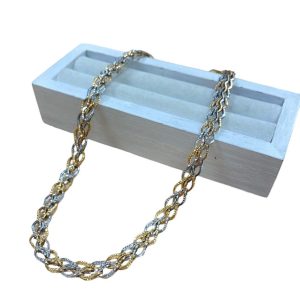 K18 Pt850 コンビネックレス