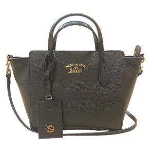 GUCCI グッチ スウィング ミニレザートート ショルダーバッグ 368827