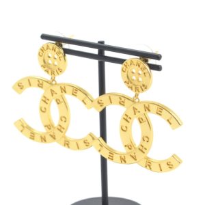 CHANEL シャネル ココマーク メッキピアス