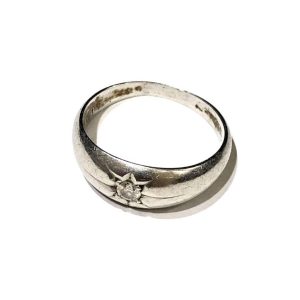 Pt900 リング 石あり
