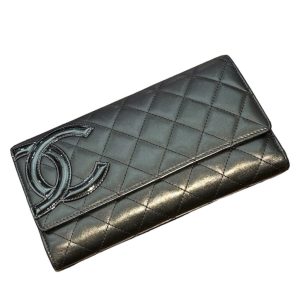CHANEL カンボンライン 長財布