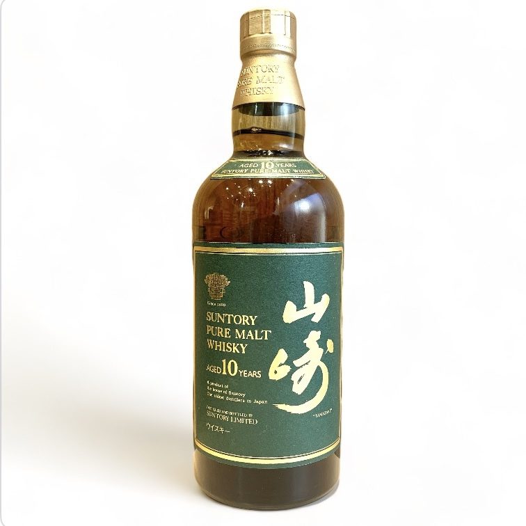 サントリー 山崎10年 ウイスキー ピュアモルト グリーンラベルの買取  