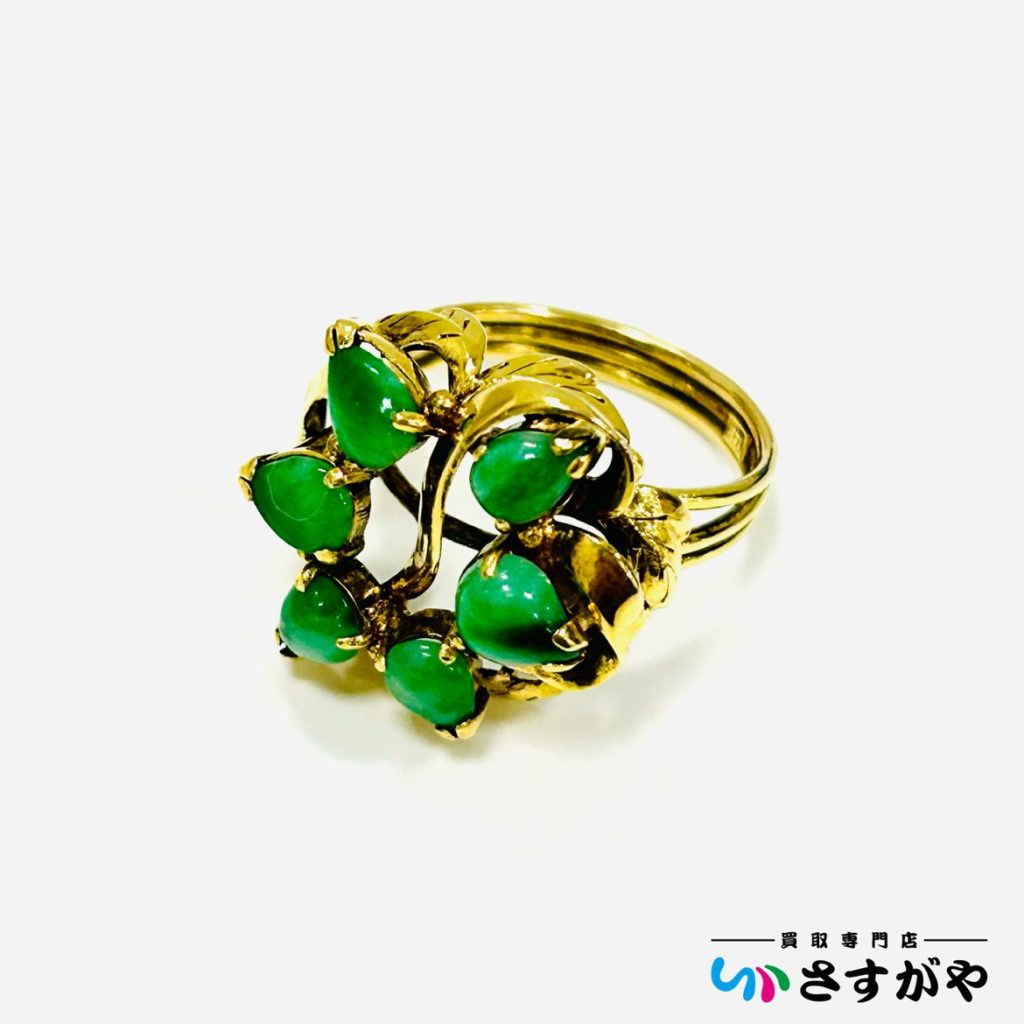 14金 翡翠 リング 指輪 K14の買取実績 | 買取専門店さすがや 