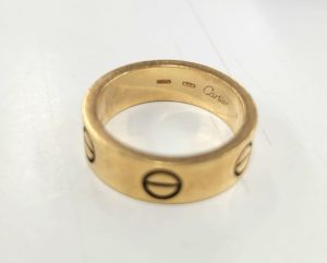 Cartier カルティエ ラブリング 750YG｜前橋市天川原町