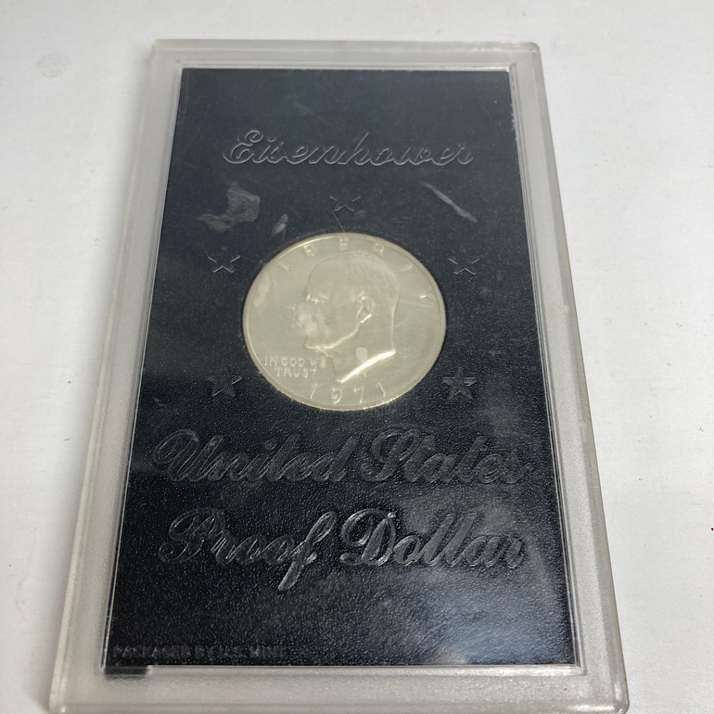アメリカ 1ドル 硬貨 1971年 アイゼンハワー ミント プラスチックケース入り  | 東京都八王子市鑓水