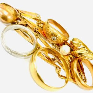 K18 Pt850 リング 金プラチナアクセサリーおまとめ