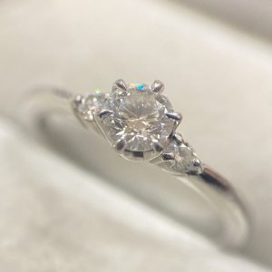Pt950  0.225ct ダイヤモンド リング 指輪