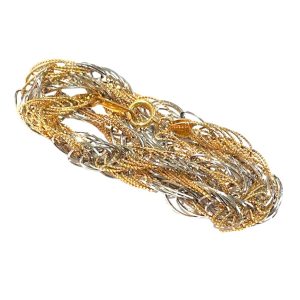 K18/Pt900 コンビネックレス