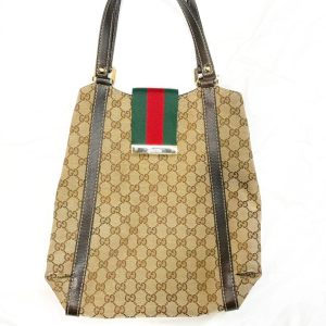 GUCCI グッチ シェリーライン トートバッグ