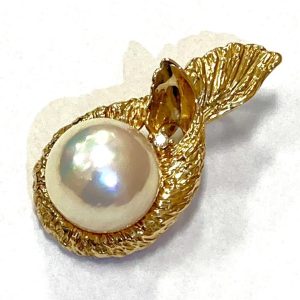 K18 18金 TASAKI パール トップ