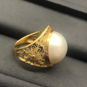 K18パールリングをお買取させていただきました。