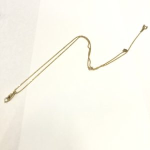 K18 ダイヤモンド0.2ct付ネックレス