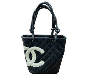CHANEL シャネル カンボン ミディアムトートバッグ