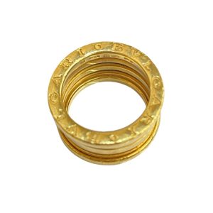 ブルガリ BVLGARI ビーゼロワン リング 4バンド K18YG イエローゴールド