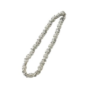 Pt950 メレダイヤ0.94ct付ブレスレット