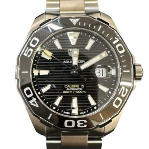 【タグ・ホイヤー】アクアレーサー キャリバー5 黒文字盤