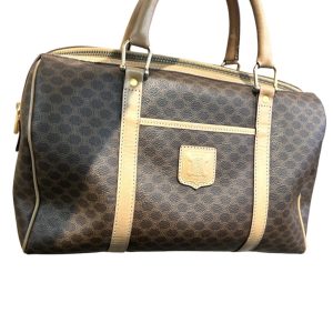 CELINE　セリーヌ　マカダム柄ボストンバッグ