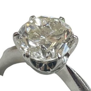 Pt900(プラチナ) ダイヤ3.03ct リング