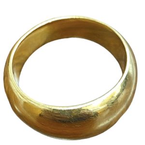 K18(18金)リング石なし750刻印有